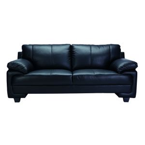 Sofa Băng Da thật MARZIO Màu Đen W190xD88xH88Cm
