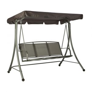 Xích Đu Polyester YONAS Màu Xám W191.5xD58xH15Cm