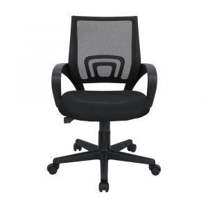 Ghế Văn Phòng Sợi Tổng Hợp XOXIO Màu Đen W61xD65xH91Cm