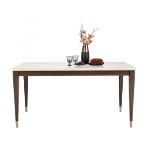 Bàn Ăn Đá Nhân Tạo PERSEO Màu Trắng W150xD80xH75Cm