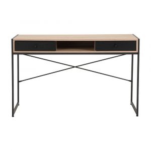 Bàn Làm Việc Gỗ Công Nghiệp GREKK Màu Gỗ W123xD48xH76Cm