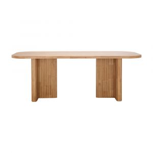 Bàn Ăn Gỗ Cao Su BRUNO 210x90x75 cm