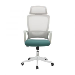 Ghế Văn Phòng Sợi Tổng Hợp VERIDIAN Màu Trắng W60xD60xH119Cm