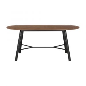 Bàn ăn VERVE 180cm màu nâu/đen