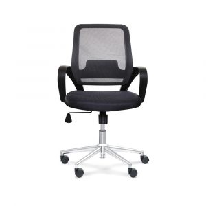 Ghế Văn Phòng Sợi Tổng Hợp LORN Màu Đen W59xD58xH89Cm