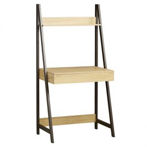 STUDENT Desk MFC/ Metal Brown/ Black D74xW48xH146.5