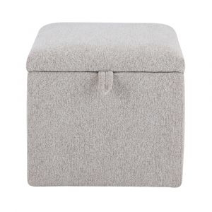 Đôn Polyester BERIN Màu Be W45xD45xH45Cm