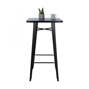 HOBART Iron Bar Table/L 60x60x108cm