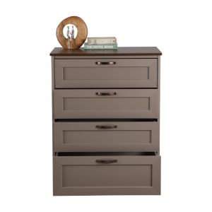 Tủ Ngăn Kéo Gỗ Công Nghiệp ROME Màu Olvantin W79xD49.7xH101.2Cm