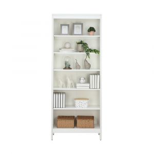 Tủ Kệ Trang Trí Gỗ Công Nghiệp SANTORINI Màu Trắng W35xD80xH200Cm