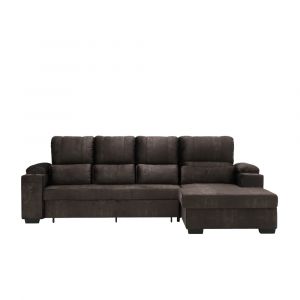 DOMINO  fabric L-shape sofa-bed/L DBN