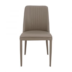 Ghế Ăn Da PVC JOHNSON Màu Xám W50xD53xH87Cm