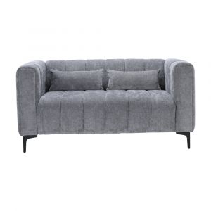 Sofa Vải Lenny 2/S xám Đậm