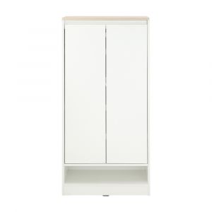 Tủ Giày 2 Cửa Màu Trắng 60cm PEZZO