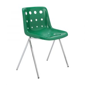 POLKA Plastic Dining Chair Green W55.9xD50.9xH76.8Cm
