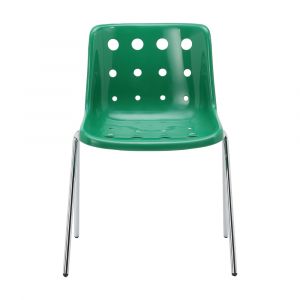 POLKA Plastic Dining Chair Green W55.9xD50.9xH76.8Cm