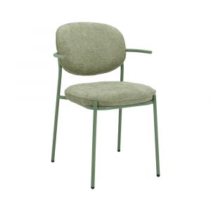 SCONS Iron Dining Chair Green W59xD58.5xH84Cm