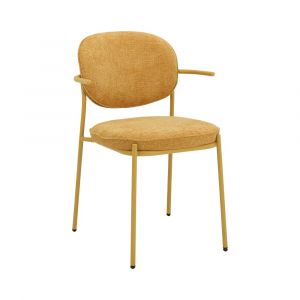 Ghế Ăn Sắt SCONS Màu Vàng W59xD58.5xH84Cm