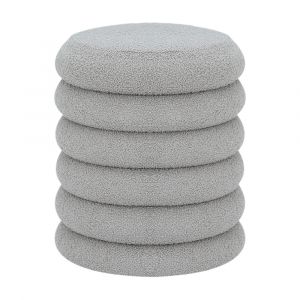 DOLLY  Fabric Stool_S GY