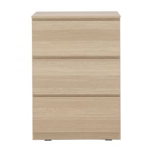 VOW-P Industrial Wood Drawer Cabinet Light Oak Color W63.5xD39xH89Cm