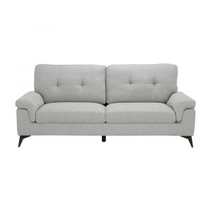 LAMONA Polyester Sofa Gray W214xD86xH92 Cm
