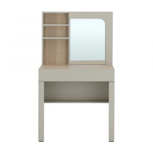 Bàn Trang Điểm Gỗ Công Nghiệp MELBOURNE Màu Sa Thạch W80xD50xH135.5Cm
