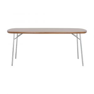 Bàn Ăn Gỗ Cao Su ASAHIKAWA Màu Nâu 180cm