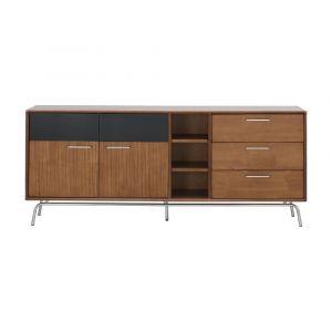 Brown ASAHIKAWA Rubber Wood Decorative Shelves