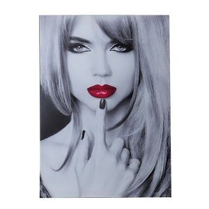 RED-LIP Canvas picture 50*70*2.5 cms MTC