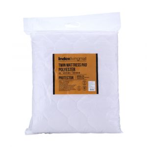 Tấm Bảo Vệ Nệm Polyester ESSENTIALS Màu Trắng W107xD198xH0Cm