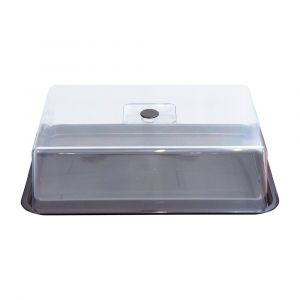 Khay Bánh Nhựa GATEAUX Màu Nâu W48.5xD33.7xH13.6Cm