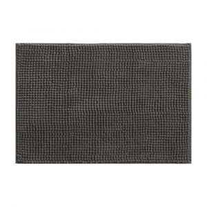 Thảm Nhà Tắm Cotton IGBY Màu Xám W40xD60xH0Cm