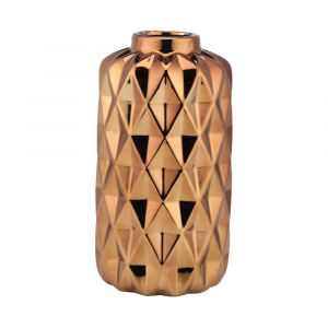 Tyrola Table Vase 9.5'' Brown