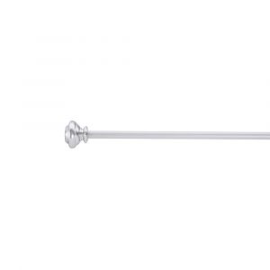 Thanh Treo Rèm Nhôm ABS CAPP Màu Bạc W122xD4xH4Cm