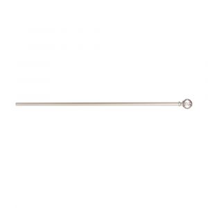 Thanh Treo Rèm Sắt LATTICE Màu Bạc W183xD4xH4Cm