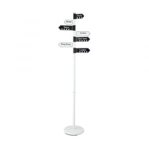 Móc Treo Quần Áo Thép MOAH Màu Đen W45xD45xH173Cm