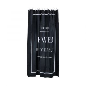CHOCKY Shower curtain 180x180cm BK