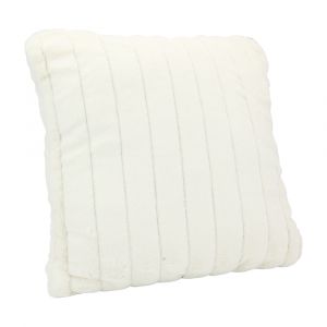 Gối Tựa Polyester RABBITY Màu Trắng Ngà W45xD45xCm