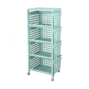 MAXMARA 4Tiers storage shelf+Wheels GN