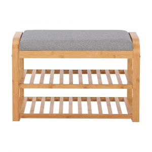 Kệ Giày Tre PETER Màu Gỗ W67.5xD33xH44Cm