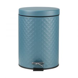 Thùng Rác Sắt FIONA Màu Xanh W20.5xD20.5xH28Cm