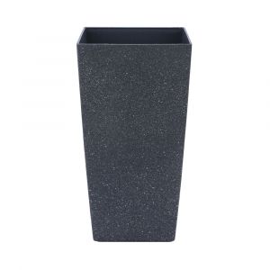 SANTOSA Plastic plant pot 30x30x56cm BK