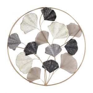 Tranh 3D Sắt GINKGIO Nhiều Màu W76.5xD76.5xH6.5Cm