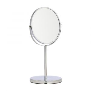 MIRROR Metal Table Mirror Silver W18.5xD15xH34.5 Cm