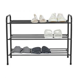 Kệ Giày Sắt DAVE Màu Đen W71.5xD32.5xH6.5Cm