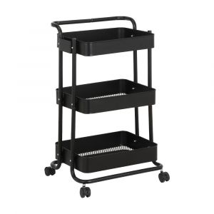 LOGAN 3-Tier storage cart BK