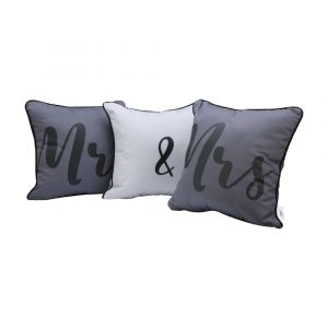 MR & MRS Cushion 3pcs./Set 40x40cm. MTC
