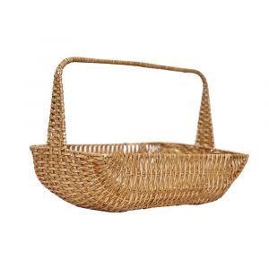 Giỏ Đựng Đồ Nhựa PE MAZINE-NEW Màu Gỗ W38xD26xH28Cm