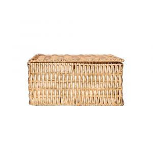 Giỏ Đựng Đồ Nhựa PE BARTIS-NEW Màu Gỗ W28xD27xH13Cm