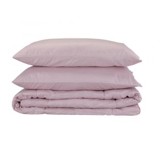 Bộ Ga Polyester EMLINNY Màu Hồng W185xD200xH30 Cm